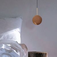 Pendant lamp TERRA C corkcarboncontemporary