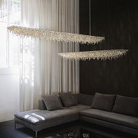 Pendant lamp U - LINEcrystalcontemporarycorded