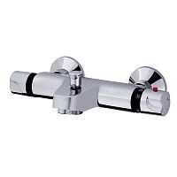 Double-handle bathtub mixer tap ASIRIO: F 09101101wall-mountedthermostaticmetal