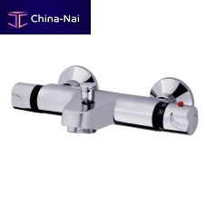 Double-handle bathtub mixer tap ASIRIO: F 09101101wall-mountedthermostaticmetal