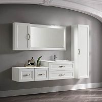 Wall-mounted bathroom mirror CLASS-2 160 MIRROR CLASScontemporaryrectangularwith shelf