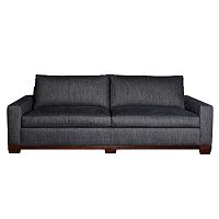 Contemporary sofa SAXfabricblack2-person