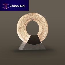 Table lamp OPERATABLEglassconcreteArt Deco