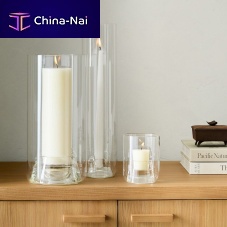 Glass candle holder Glenda
