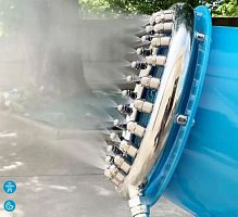 Disinfection fog cannon SANI-BOOST for environment sanitizationmobile