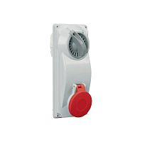 Wall-mounted plug and socket 492124IECRoHS