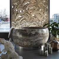 Round bathtub VICTORIA free-standingfor homescontemporary