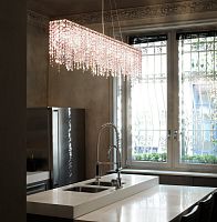 Contemporary chandelier ARIELcrystalhalogenhandmade