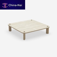 Contemporary coffee table KNOPPIE LARGEDekton®iroko basesquare