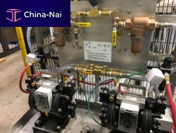 Automatic filling system containerfor paperpressure