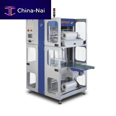 Automatic sleeve wrapping machine AVN UNI 25magazinefilmside sealing