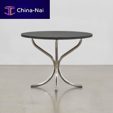 Contemporary table PH Loungeoakmahoganymetal base