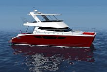 Catamaran motor yacht SIAM CAT AB45cruisingflybridgehard-top