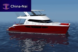 Catamaran motor yacht SIAM CAT AB45cruisingflybridgehard-top