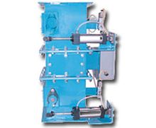 Swing check valve flow controlpneumatic