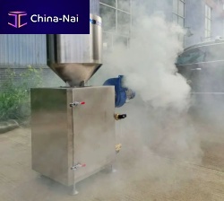Electric smoke generator smolderingfor the food industry