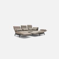 Modular sofa PLURAcornercontemporaryfabric