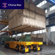 Diesel self-propelled trailer IL140MES 4-axlefor heavy loadsflatbed
