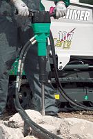 Hydraulic breaker verticalhand-held