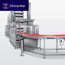 Buffer storage system for the food industry