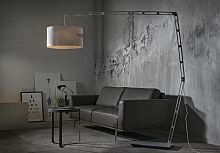 Floor-standing lamp CITYaluminumfabriccontemporary