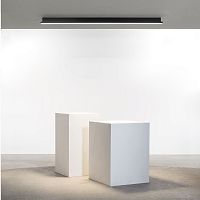 Contemporary ceiling light ritmo C1800linearlacquered aluminumpolycarbonate