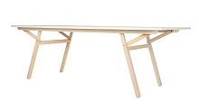 Contemporary table KLOPSTOCKwoodenrectangularadjustable-height