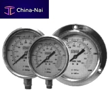 Analog pressure gauge threadedstainless steelbellows