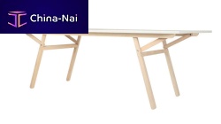 Contemporary table KLOPSTOCKwoodenrectangularadjustable-height