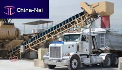 Polyester conveyor belt concretefor inclined conveyors
