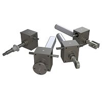 Trapezoidal screw jack M-Jball screwcubic