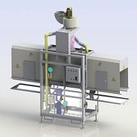 Gas shrink tunnel TV 2000for heat-shrink sleevesfor the food industryfor the beverage industry