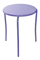 Contemporary table IRONmetalroundstackable