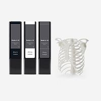 White 3D printing resin grayblackblue