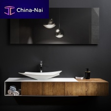 Wall-hung washbasin cabinet ICONoakcontemporarywithout door