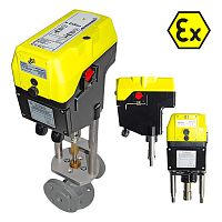 Electric valve actuator ExRun, RedRun, InRunlinearcompactaluminum