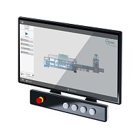 HMI with touch screen panel-mountindustryfor control