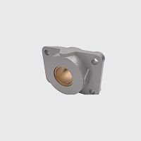 Flange plain bearing bronze