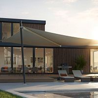 Roll-up sun sail SONEA S70commercialflexiblefabric
