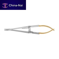 Surgical needle holder LS852TC Castroviejotungsten carbide