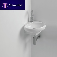 Wall-mounted hand basin YOTTA cornerceramic