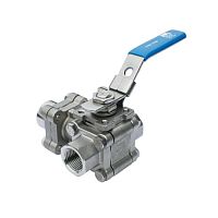 Ball valve 1746leverchangeoverfor oxygen