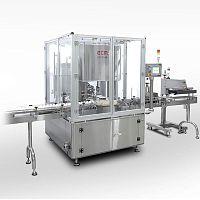 Rotary capper ECCR-60press-onscrew-onservo-driven