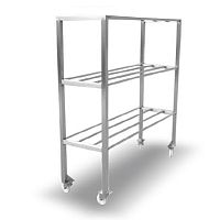 Handling cart stainless steelshelffor cheese
