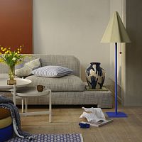 Floor-standing lamp SKIRT powder-coated steelcontemporaryliving room