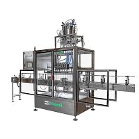 Automatic filling machine Premiumbottlefor chemical productssauce