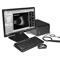 On-platform, tabletop ultrasound system SW-2100for ophthalmic ultrasound imagingB/W