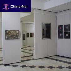 Removable partition EXPOWALLSslidingmetalfor exhibitions