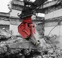 Hydraulic pulverizer RDP series verticalhorizontalconcrete