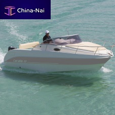 Outboard day cruiser CORALLO 22open8-person max.with cabin